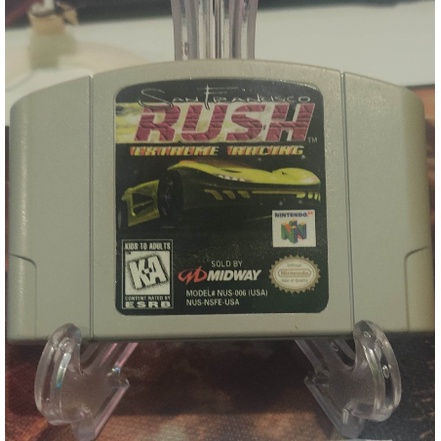 Jogo San Franscisco Rush Extreme Racing nintendo 64 Original, Game, Fita, Cartucho n64.