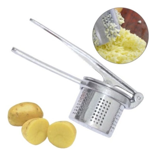 Espremedor Amassador Batata Manual Aluminio Injetado 22cm em Oferta na Shopee