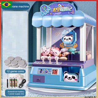 Máquina De Agarrar Bonecas Para Crianças Mini Clip Doll Machine Pequena Com Moedas De Ovo Torcido Operado Meninos E Meninas