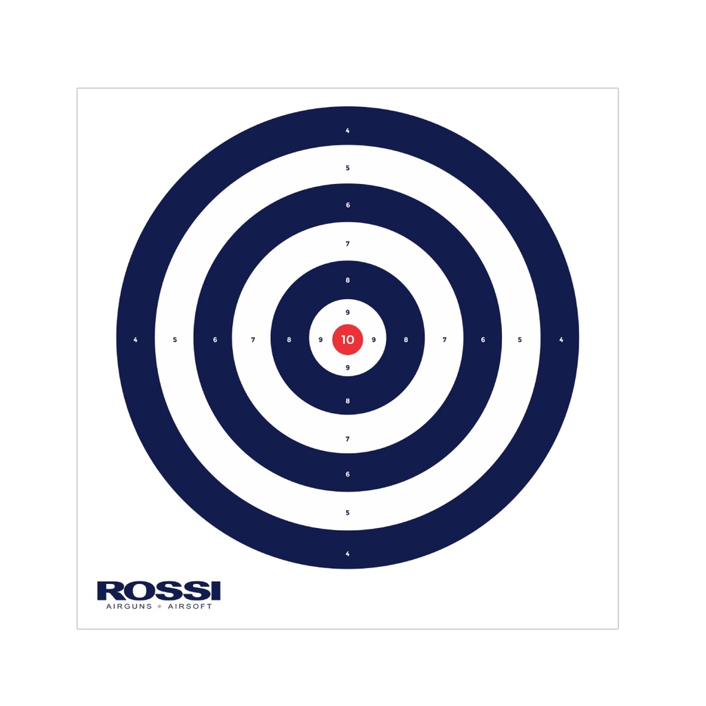 Alvo de Papel 40un Rossi Para Tiro Esportivo 14x14cm em Oferta na Shopee