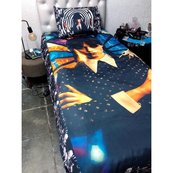 Colcha Cobre Cama Wandinha Adamms venda no atacado e varejo