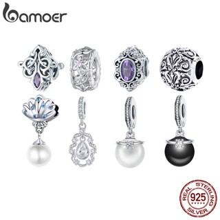 Bamoer 925 Sterling Silver Retro Court Style Design Bead Série De Acessórios De Bricolagem