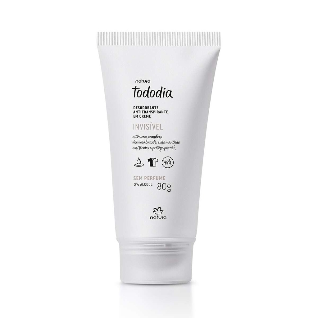 Antitranspirante em Creme Tododia Sem Perfume 80 g