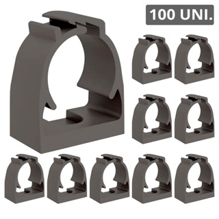 Kit 100 Pçs Abraçadeira Click PVC P/Tubo Condulete 3/4 Polegadas Varias Cores em Oferta na Shopee