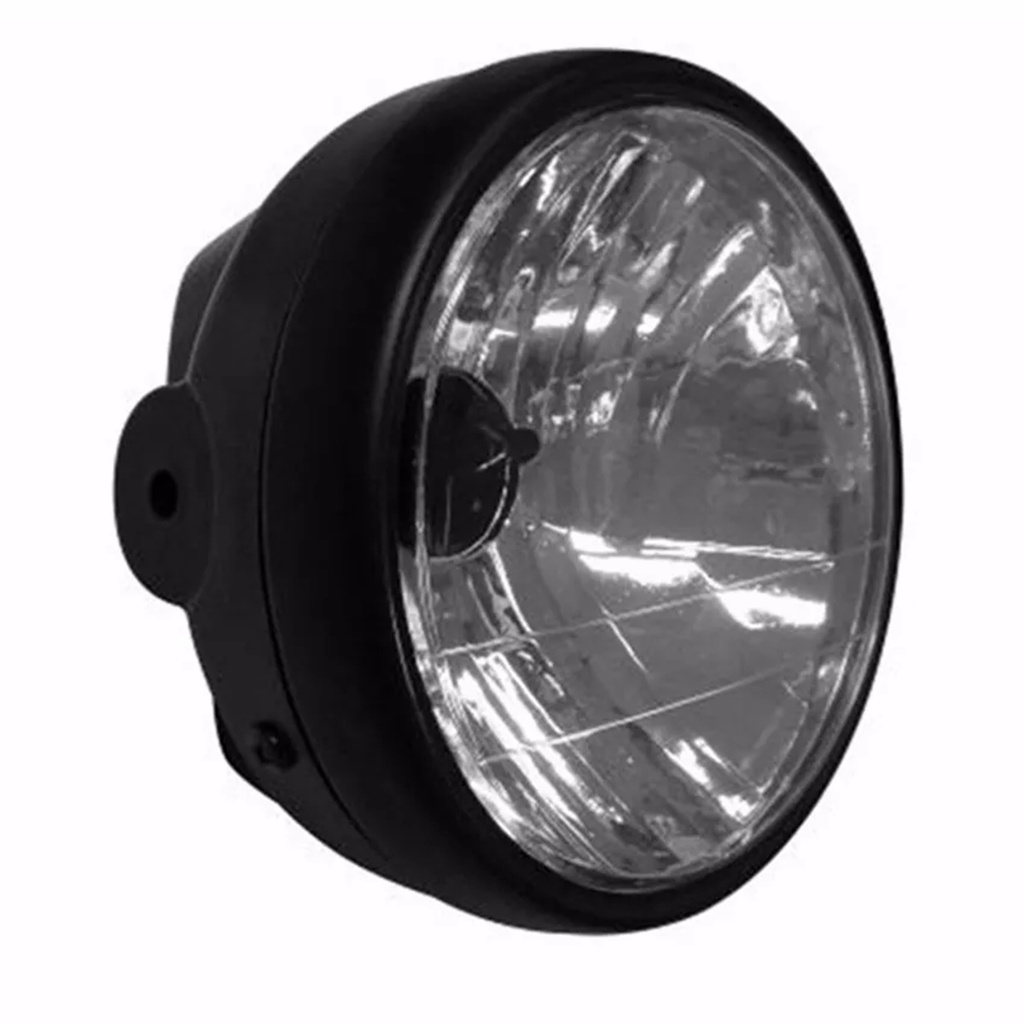 FAROL COMPLETO TITAN 125 2000 ATÉ 2004 / FAN 125 2004 ATÉ 2008 COM ARO PRETO