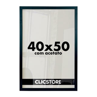 Moldura 40x50 com Acetato Quadros Poster Foto Casa Parede Certificados Fundo MDF Decorativo Imagem Quarto Sala Madeira em Oferta na Shopee