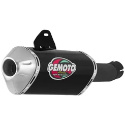 Ponteira Escapamento Escape Gemoto Racing 3 Trioval Cb 500 X Cb 500 F 2017 2018 2019 2020