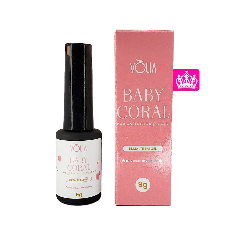 Esmalte em Gel Baby Coral - Volia - 9g