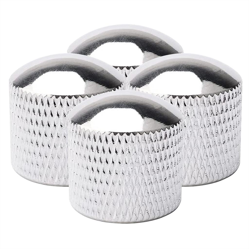 4 Knob Pressao Metal Cromado Guitarra Contra Baixo Strinberg