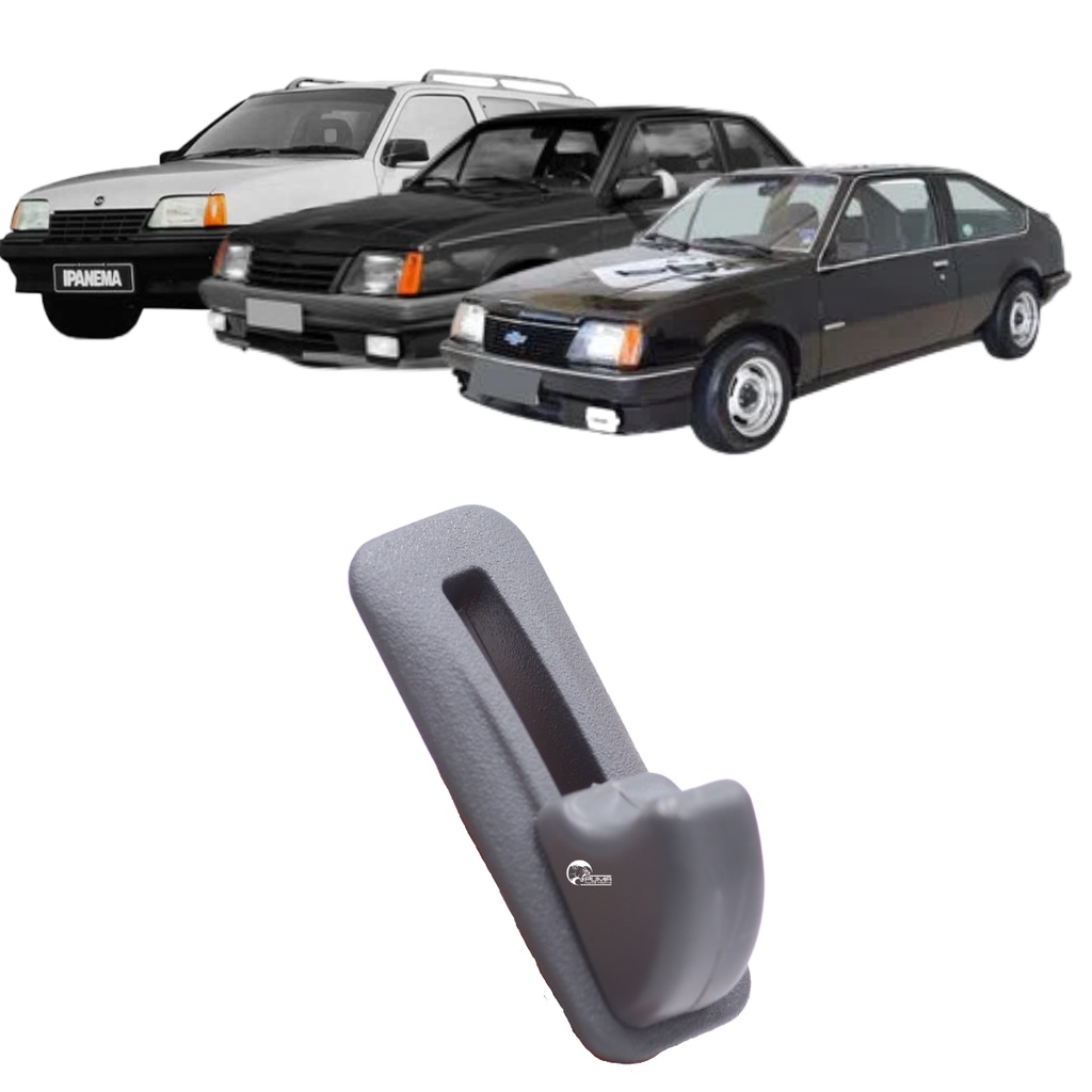Puxador Acionador Banco Monza Hatch Ipanema Kadett 1985 a 1998 Cinza