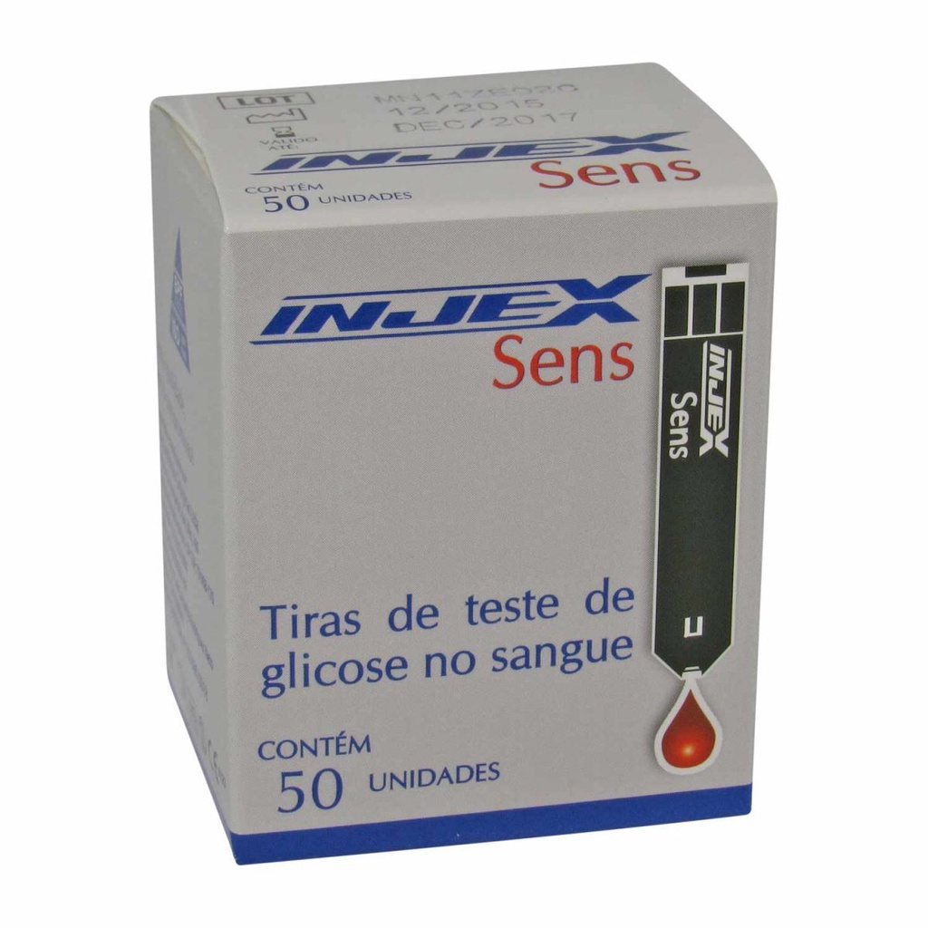 Tira para Controle de Glicemia cx 50un Injex Sens