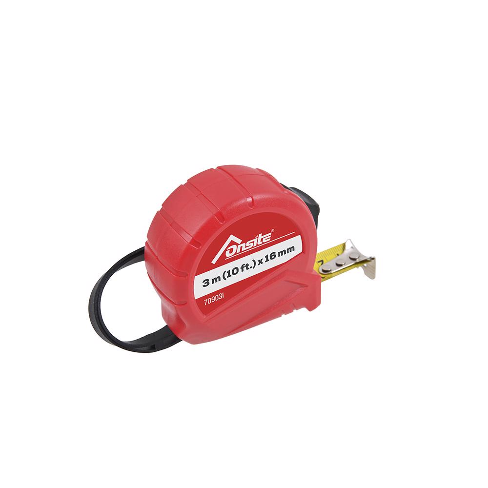 Trena Métrica 3 Metros Em ABS - 3m X 16mm (709031) - Onsite em Oferta na Shopee