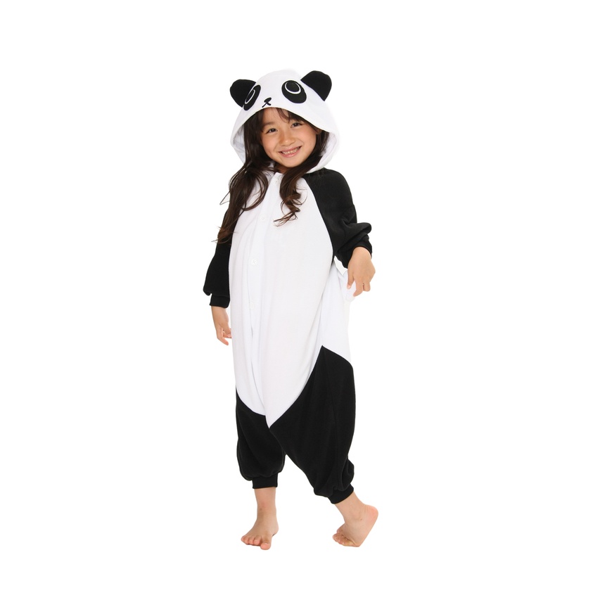 Unicórnio Panda Infantil Pijama Kigurumi Macacão Fantasia