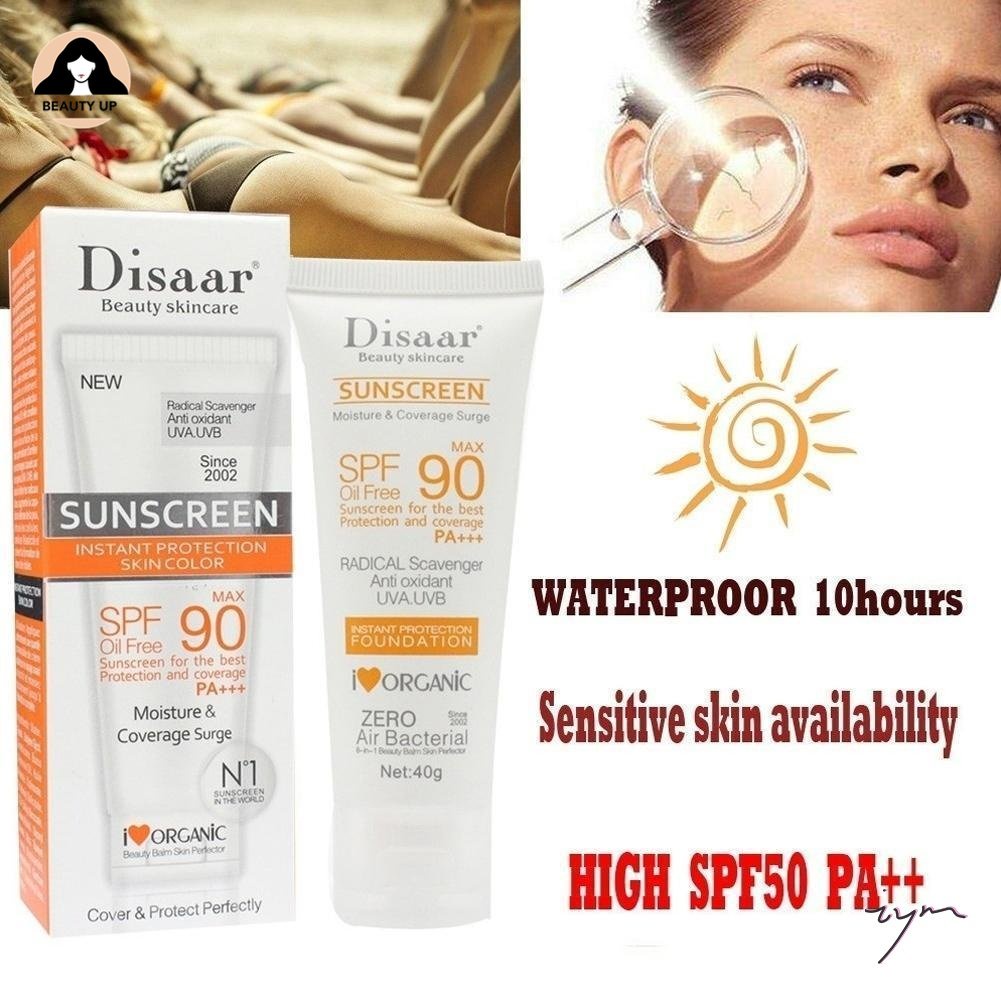 Disaar Creme De Proteção Solar Facial Spf Max 90 E Leo Spf90 + 40g