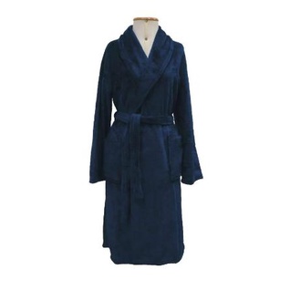 Roupão Adulto Microfibra Flannel Classic - Tamanho Único - Appel - Marinho