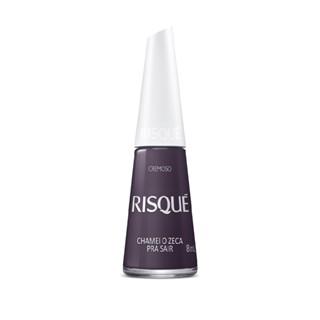 Esmalte Risque Escuro Cremoso Chamei O Zeca Pra Sair 8Ml