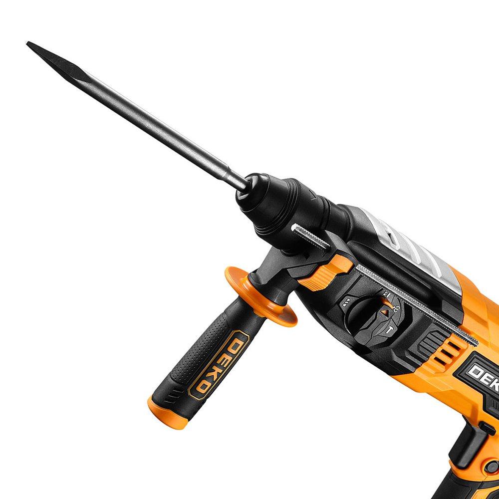 Detalhes do Martelete Profissional 220V Potência 850W 60Hz 5500bpm Mandril SDS-Plus 3.2J 1300rpm - Deko