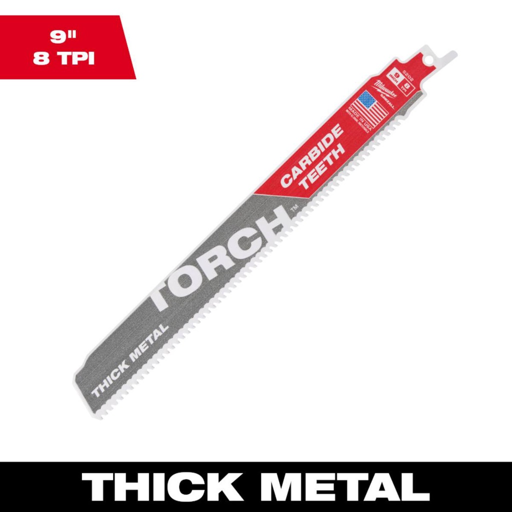 Lâmina Serra Sabre 9" 7D - Metal Torch - 48-00-5202 Milwaukee
