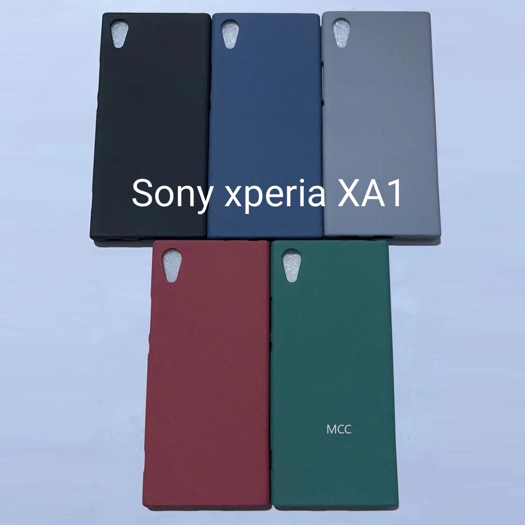 Capa De Telefone Para Sony Xperia XA XA1 XA2 Ultra Matte Rock Sand Invólucro Macio Fino XA1ultra XA2ultra Fosca Simples