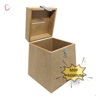 Caixa De Sugestão Urna Sorteio Fecho Cadeado Pirâmide Dízimo em Oferta na Shopee