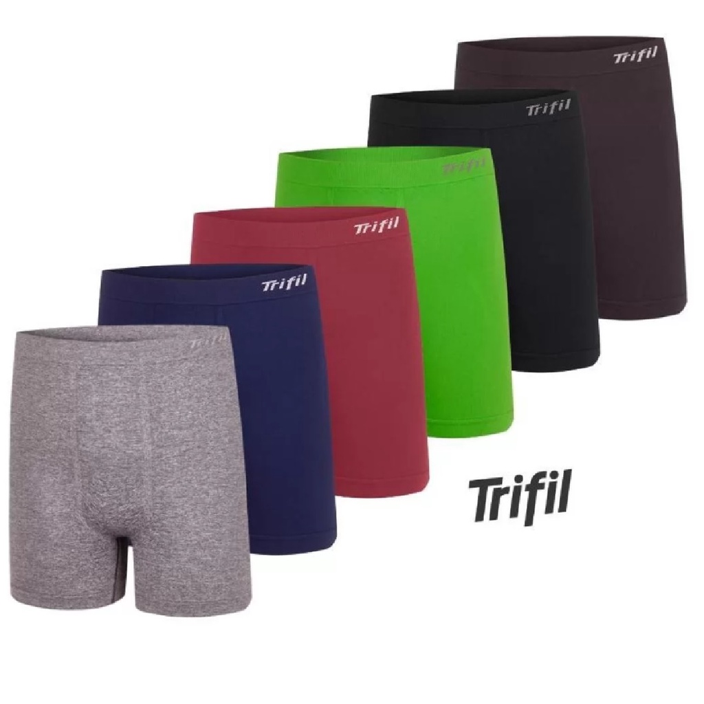 Cueca Boxer Plus Size Microfibra s/ Costura Trifil CE4411