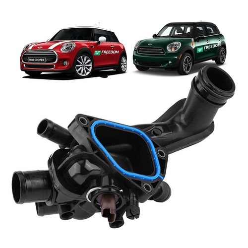 CARCAÇA DA VALVULA TERMOSTATICA MINI COOPER CLUBMAN COUNTRYMAN 1.6 16V TURBO 2009 Á 2016