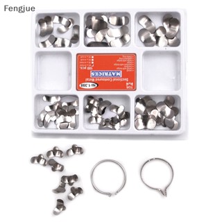 Fengjue 100pcs Matrizes Seccionais Com Cunhas De Contorno De Matriz Dentária BR