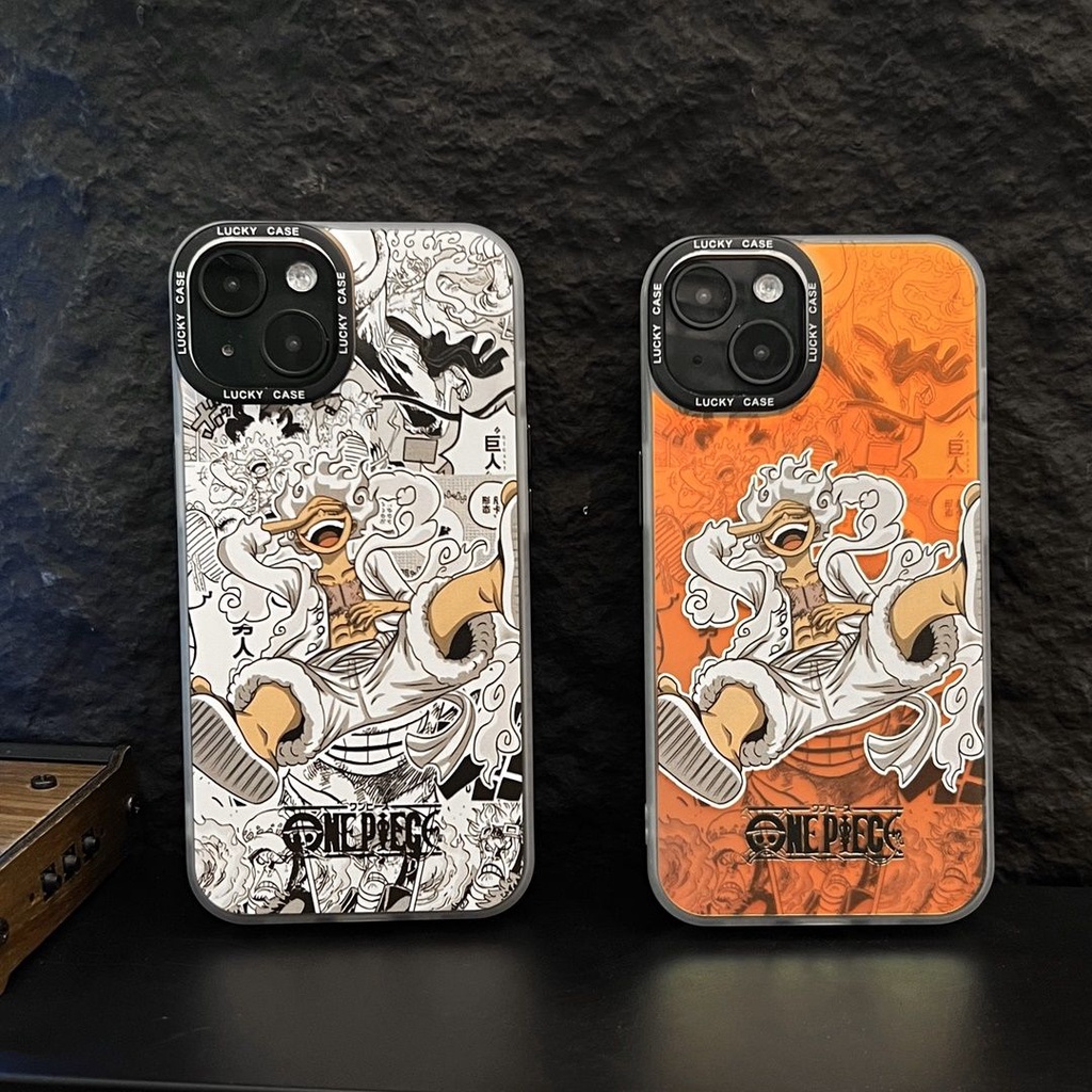 One Piece Luffy Nika sun Deus Quinta Peça Equipamento Rockstar Games Lançamento Marca De Luxo iphone 14 11 13 12 X XS Pro Max xr Mini 7 8 Mais Capa De Celular Resistente A Queda De Gradiente À Prova De Choque