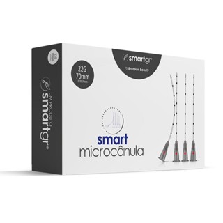 Smart Microcanula 22G/70mm - Smart GR - Caixa com 10 unidade