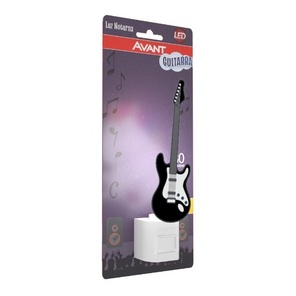 Luz Noturna Led Abajur Tomada Guitarra 1w Avant 3000k