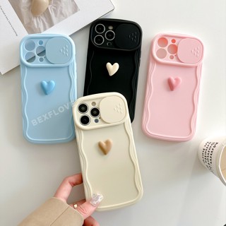 Capa De Telefone Para IPhone 11 12 13 14 Pro Max Plus 14pro 13Pro 12Pro 12Promax 13Promax 14Promax Silicone 3D Câmera Removível De Onda Cardíaca Macia