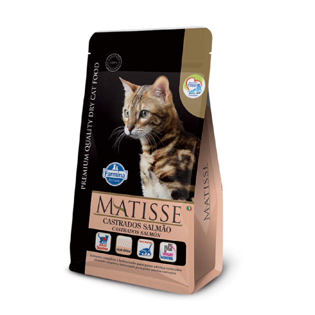 Ração Matisse Castrados Gatos Adultos Salmão 7,5 Kg