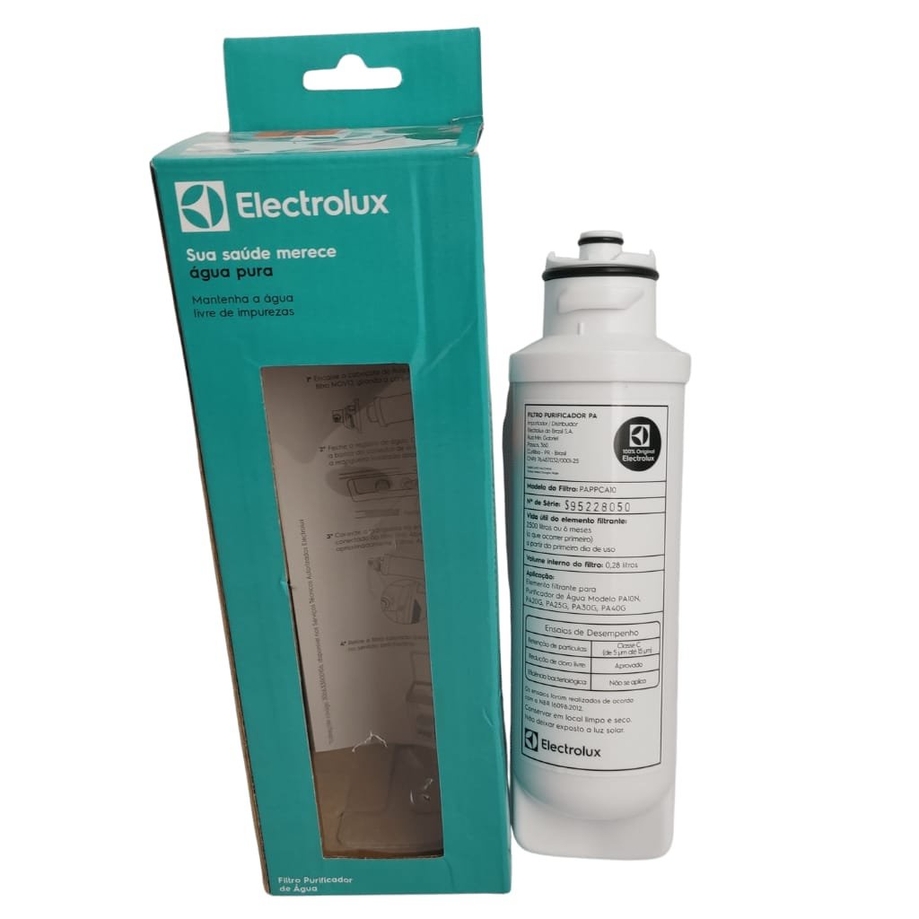 Refil Filtro para Purificadores de Água Electrolux PA10N/PA20G/PA25G/PA30G/PA40G
