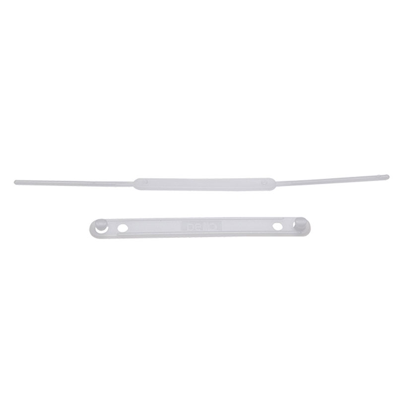 Grampo e mola plástico branco com 50 unidades Dello - Stationery