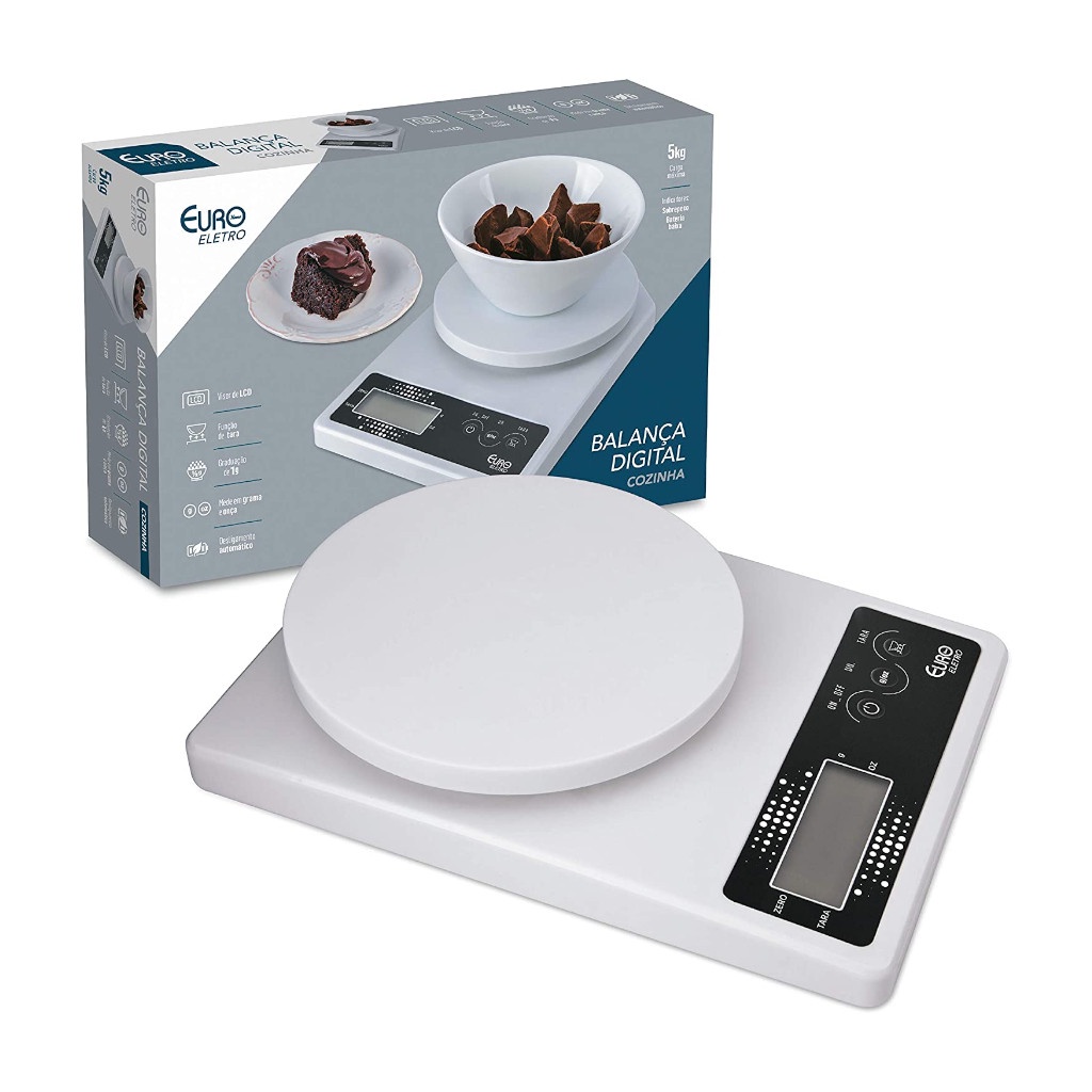 Balança Digital Para Cozinha 5kg - Euro
