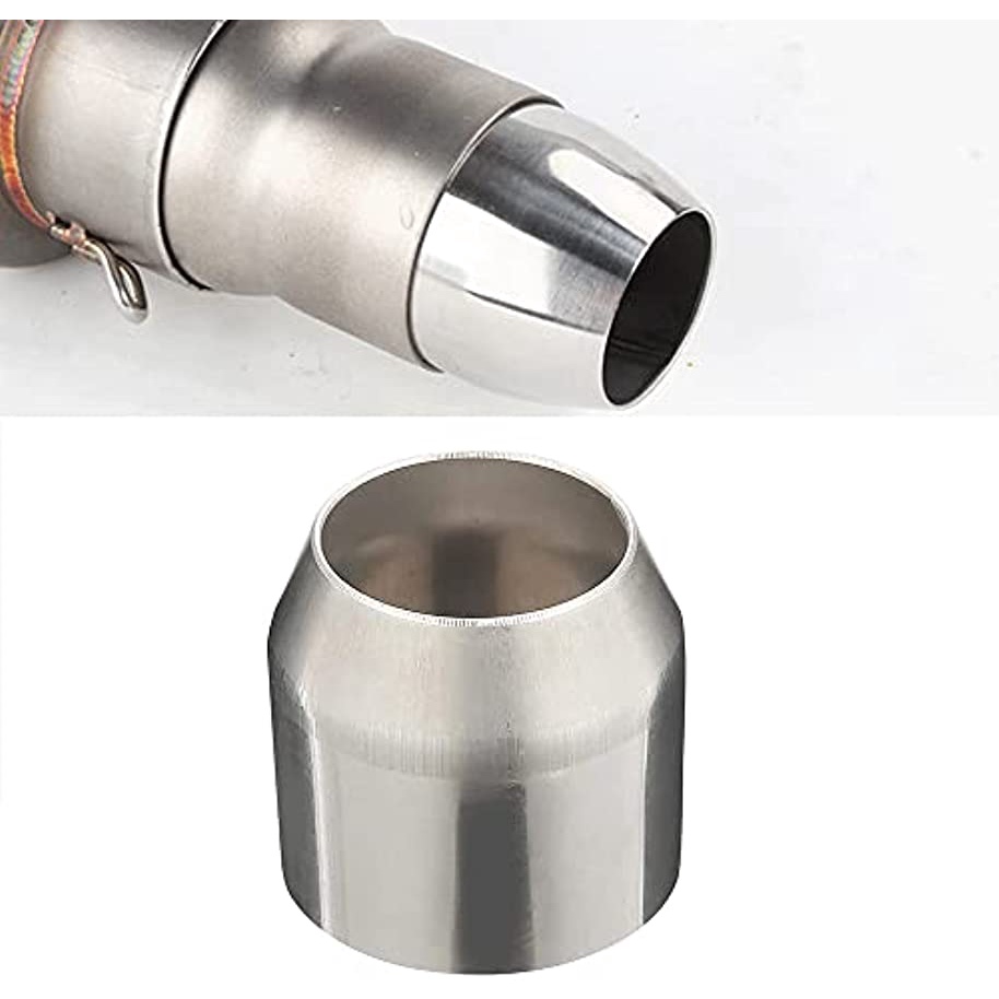 38 ~ 51mm Universal Motocicleta Silenciador De Escape Tubo Conector Adaptador De Aço Inoxidável