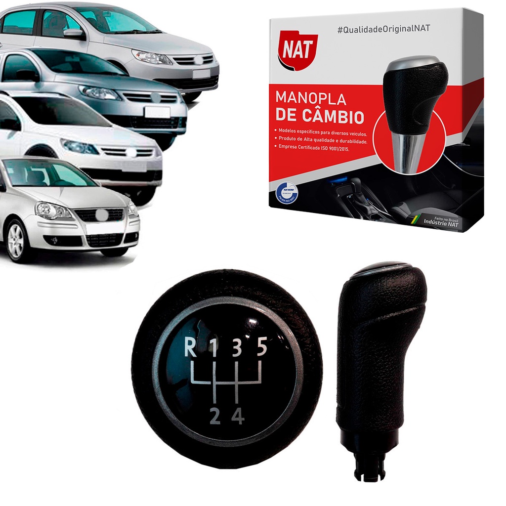 Manopla de Câmbio Gol G5 Voyage Saveiro Fox Polo 2008 À 2013 em Oferta na Shopee