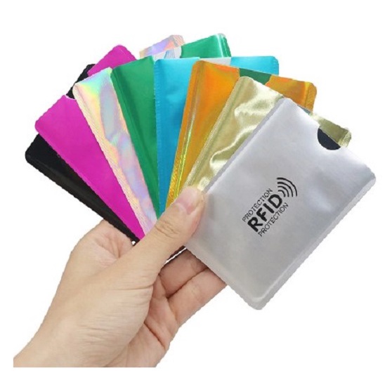 6 Capinhas Protetor De Cartão De Crédito Rfid Anti Furto