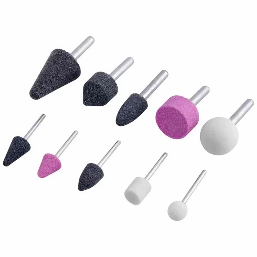 Jogo de Pontas Montadas Vonder 10 Peças Retificar Desbastar em Oferta na Shopee