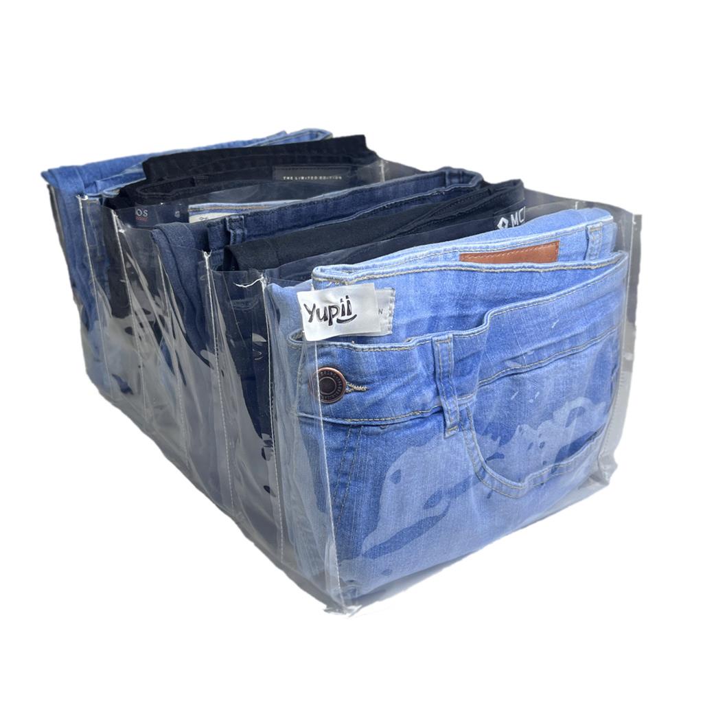 Colmeia Organizadora Calca Jeans E Bermuda Transparente em Oferta na Shopee