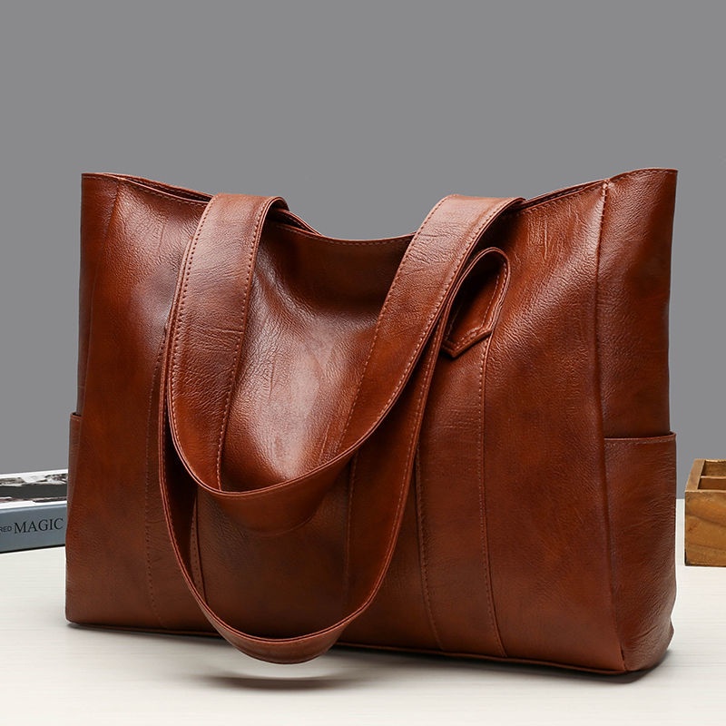 Crazy Bag 2023 new women's bag all-match handbag shoulder bag tote bag shoulder simple big bag
