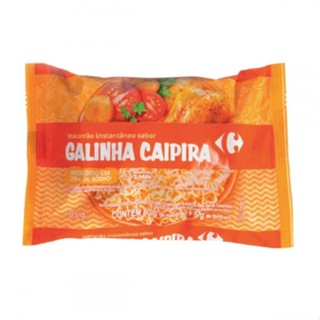 Macarrão Instantâneo Carrefour Sabor Galinha Caipira 85g