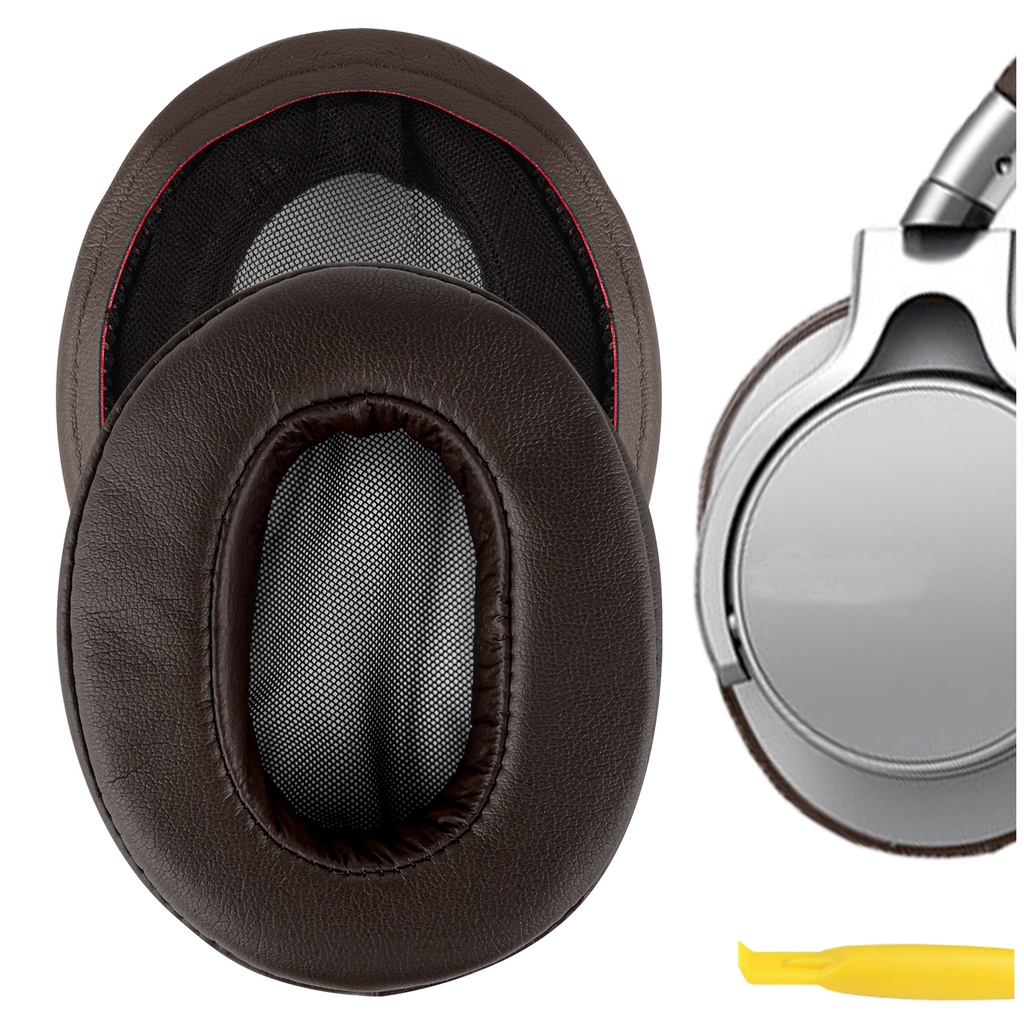 Almofadas De Substituição Geekria Para Fones De Ouvido Sony MDR-1ABT , 1RBT 1RNC , Peças De Reparo (Marrom)