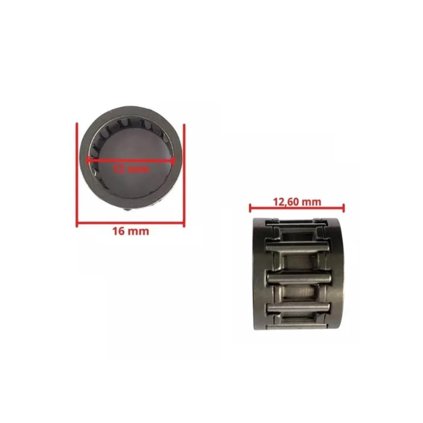 Rolamento Agulha Do Pistão 44mm P/ Mini Moto 49cc 2t