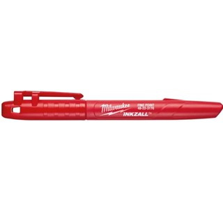 Caneta Ponta Fina Vermelha Inkzall - 48-22-3170 - Milwaukee