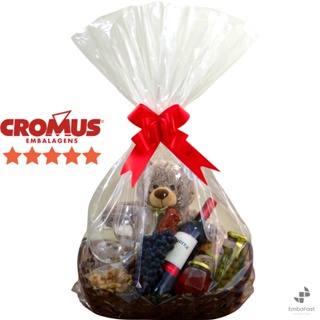 25 Sacos Transparente 80x90 Celofane Grande Cesta Natal Presente Cromus Plástico Saquinho Poli em Oferta na Shopee