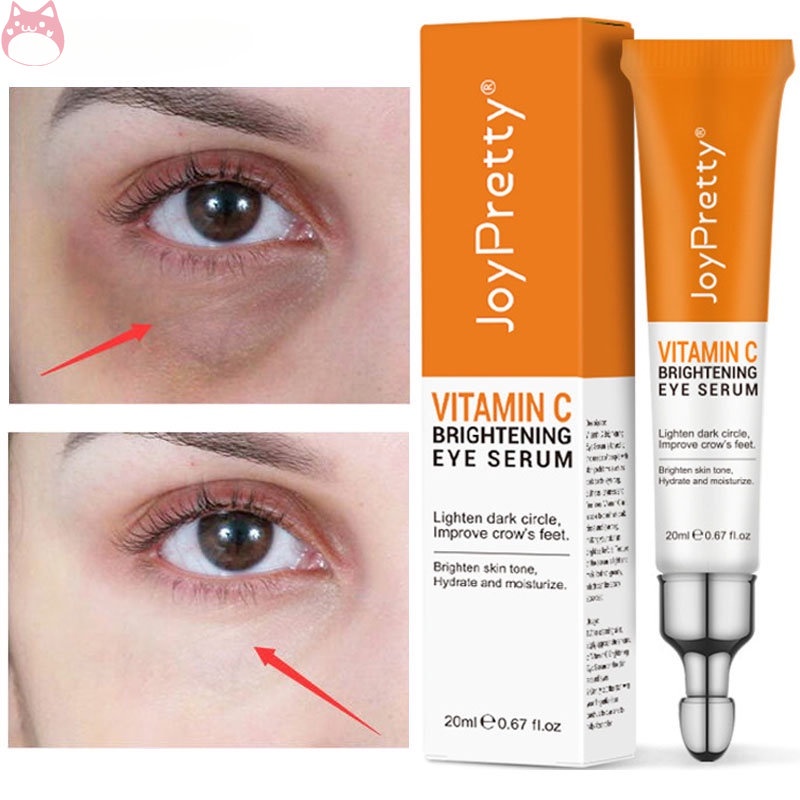 Vitamina C Creme Para Os Olhos Remover Círculos Escuros Soro Brilhante Ácido Hialurônico Linhas Finas Sacos Cuidados Com