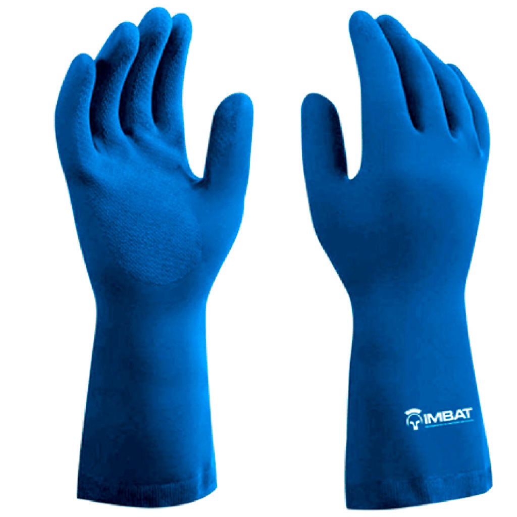 Luvas De Látex Azul Com Forro Número 7 Imbat Multiuso em Oferta na Shopee