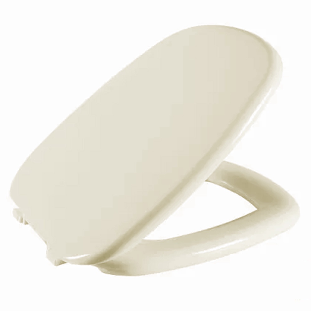 Assento Almofadado Versato/fit/city/primula Bege Claro Tampa para Bacia Celite