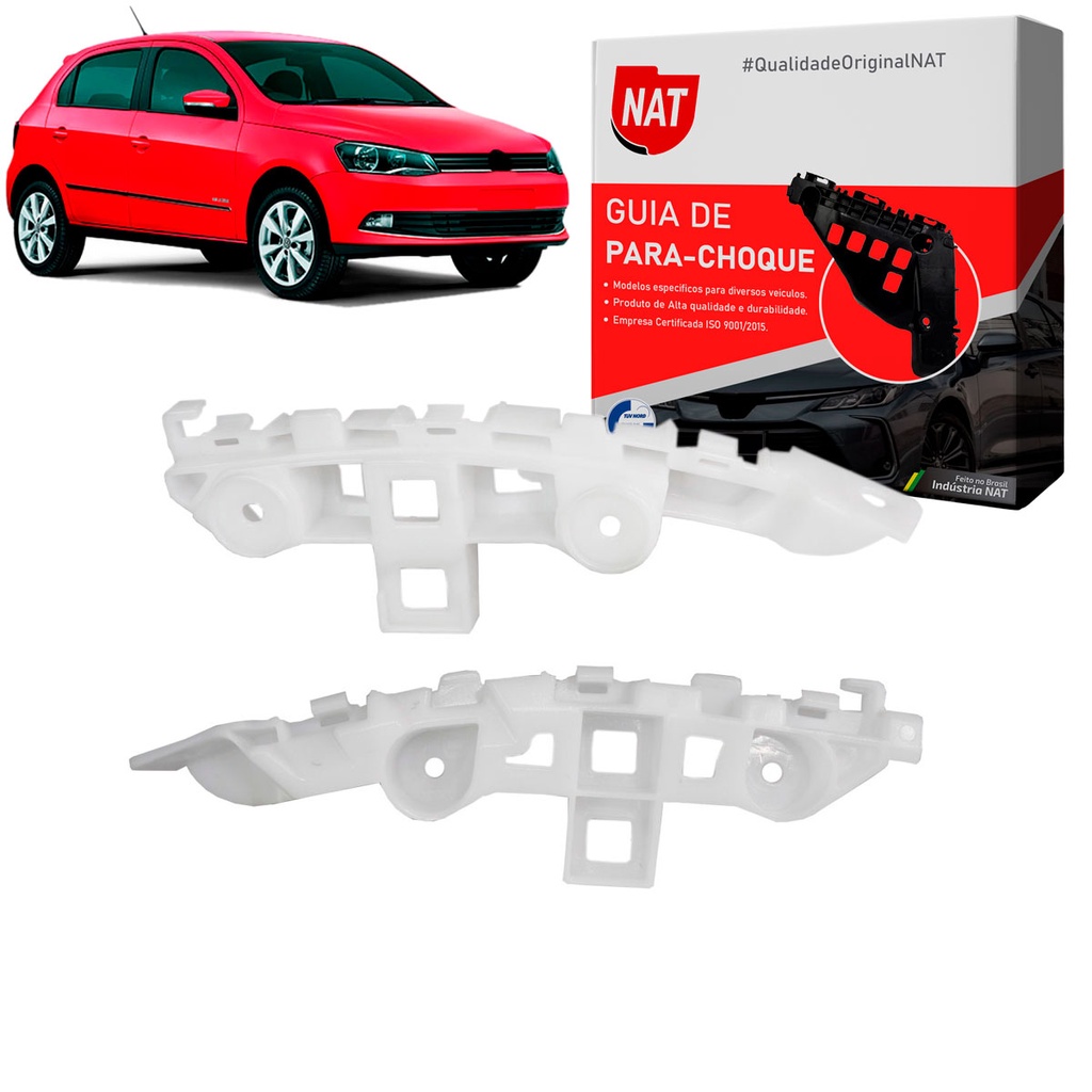 Par Suporte Parachoque Vw Gol G6 Ano 2013 Até 2016 Dianteiro em Oferta na Shopee